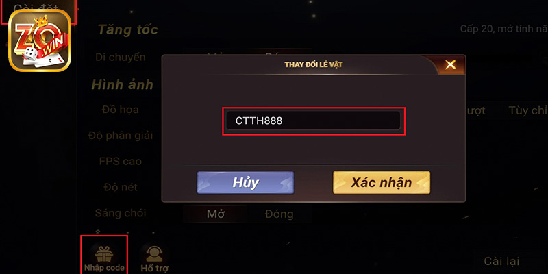 Hướng dẫn chi tiết người mới cách nhập Giftcode tại cổng game